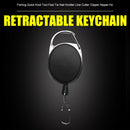 2pcs Fishing Quick Knot Line Cutter Hook Sharpener Key Chain Fishing Tackle A