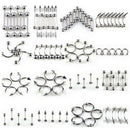 Lot 85X Wholesale Bulk Lots Body Jewelry Eyebrow Piercing Belly Tongue Bar Ring