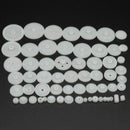 Set of 58 Plastic Gears Worm Kids Toys Car Models Robot RC Part Accessories