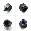 1Pcs Black AN10 Female to AN6 Male Flare Reducer Hose Fitting Adapter Conversion