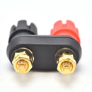 Dual Female Banana Plug Terminal Binding Post for Speaker Amplifier Useful Z
