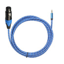3.5mm Male to 3 Pin XLR Female Plug Connector Cable for Microphone Camera
