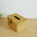 Bathroom Accessory Tissue Box, Algae Rattan Manual Woven Toilet Living Room