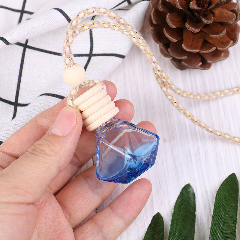 Car hanging empty glass bottles car perfume bottle pendant auto ornament  ZB Gw