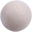 Wooden balls without bore Dia. 50 mm, 2 pieces