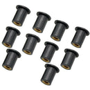 M5 Rubber Well Nut 5Mm Metric Motorcycle Windscreen Well Nut Brass NUTS 100