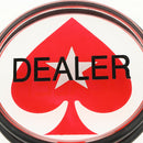 1Pcs 3 Inch Acrylic Pressing Poker Cards Guard Poker Dealer Button Thickness