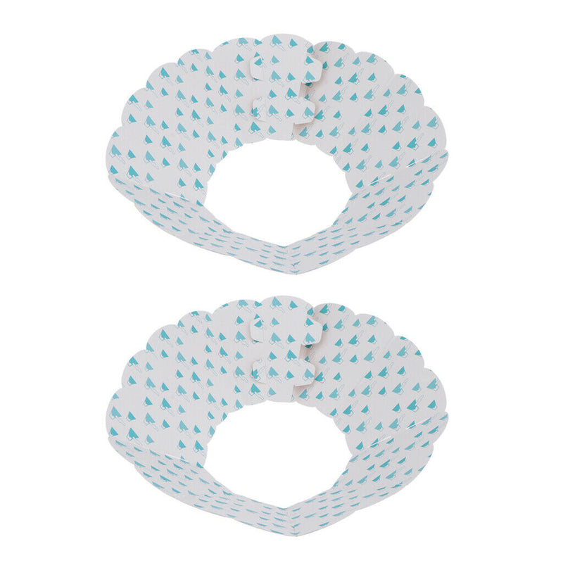 2x Pet Anti-bite Paper Collars Dog Resuable Collapsible Collar Volcano-L