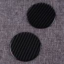 2Pcs Carbon Fiber Inner Water Cup Holder Pad Mat Fit For Ford Mustang 2015-2019