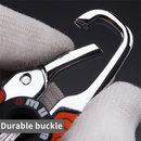 Randomly Color Keychain Key Ring Hook Outdoor Stainless Steel Buckle Carabiner