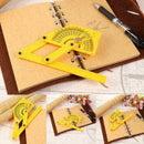 Goniometer Finder Miter Gauge Arm Measure Ruler Plastic ABS Protractor Plas W9L3