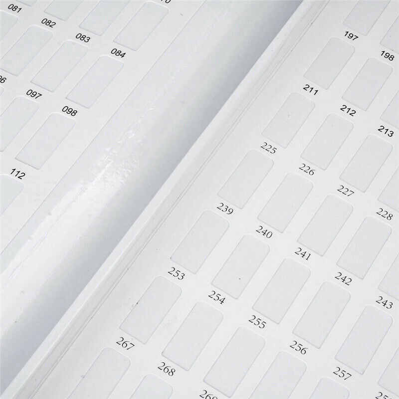 308 Color Nail Art Tips Display Book Chart Display Board Nail Polish Board  A4S3