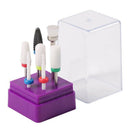 7Pcs Ceramic Nail Drill Bits Set, Acrylic Cuticle Nails File Bit For Strong