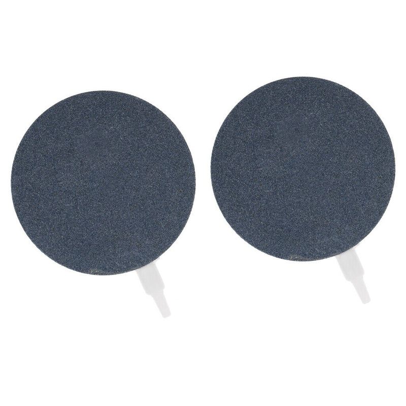 2PCS Round 80mm Air Bubble Stone Aerator Fish Tank Pump Hydroponic Oxygen