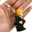 Creative Funny Donald Trump Crowded Stress Ball Key Ring Keychain Accessor- OZ