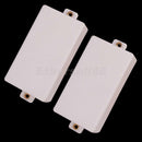 2 Pcs Sealed Plastic Humbucker Pickup Cover for Electric Guitar Accs - White