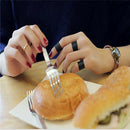 Wild Black Ring Set Women Stack Plain Above Knuckle Ring Band Midi Rings 3PCS
