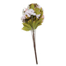 1Bouquet 8 Heads Artificial Peony Silk Flower Leaf Home Wedding Party Decor