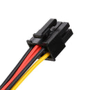 3pcs Display Card Power Line 4pin to 6pin Line Special Purpose for Mining