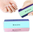 1pcs Nail File 7 Side Polishing Block Sanding Manicure Nail Buffer Nail Art X6O2