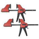 2 Pack Quick Release Squeeze Bar Clamp for Woodworking F Clamps Bar Clamp DIY