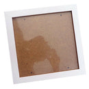 Square Thick Pine Wood Photo Frame Wall Picture Frame(White, 6 Inch) U2Y7