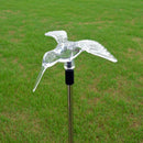 Solar LED Hummingbird Lawn Light RGB Color Changing Garden Landscape Lamp