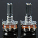 2x B500K Guitar Split Shaft Linear Taper Potentiometer Volume Tone Pot