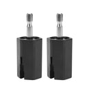 2pcs Guitar Electric Drill String Winder Head Peg Puller Guitar Repair Tool Kit