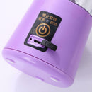 380ml Portable Juicer USB Rechargeable Blender Mixer Juice Machine (Purple) A