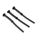 Black PC Fan Rubber Screw Damping Nail Vibration Dampening Screw Pin Rivet F6W3