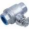 1/2 inch NPT Female 304 Stainless Steel Full Port Ball Valve Vinyl Handle W G9V7