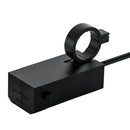 CS-757A1 Motorcycle Handlebar Mirror QC3.0 Dual USB Charger with Switch