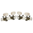 2x Ukulele Tuning Pegs Tuners Machine Heads 2R2L for 4 String Guitar Ukulele