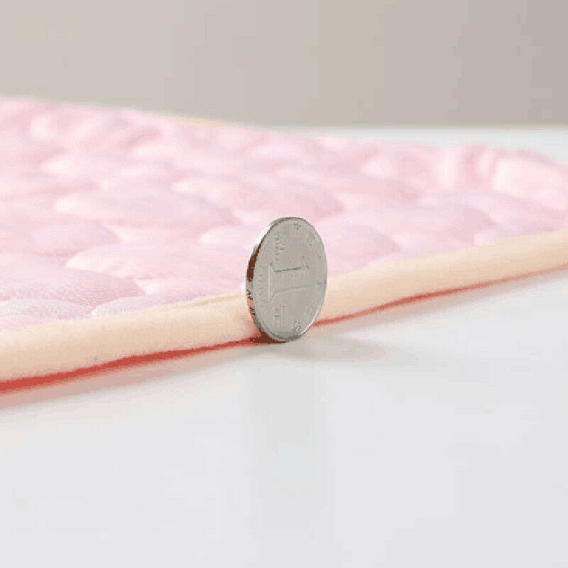 Pet Pad Summer Cooling Mat Dog Beds Mats Blue Pet Ice Pad Cool Cold Silk Mo