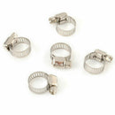 40x Elastic Drive Hose Clamps Fuel Line Worm Clip Adjustable Stainless KVU