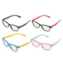 4Pcs Kids Eyeglass UV400 Children Flexible Anti Eyestrain Eyewear Unisex for