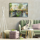 Painting By Numbers Kit DIY Night Market Canvas Oil Art Picture Home Decor
