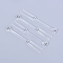 30 Pcs Transparent Disposable Plastic Fruit Forks, Forks Bistro Cocktail Forks