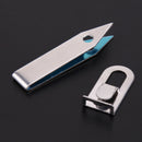 Mini Stainless Steel Forceps Outdoor Travel Survival Tool Key Ring Tweezers