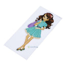 1Pc Silicone Fashion Girl Stamp Metal Cutting Dies Stencil Frame Scrapbook DIY