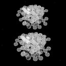 200Pcs Plastic Capsules for Collectibles Coin Storage Box Pot Case 26 + 30mm