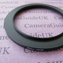 62mm-77mm 62-77 mm 62 to 77 Step Up Ring Adapter black