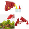 2Pieces 200ml Plastic Sauce Bottle Condiment Dispenser Ketchup Mustard Sauce