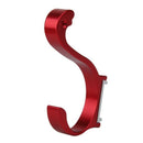 Space Alumimum Home Door Wall Hat Clothes Hook Pendant Red