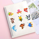 DIY Full Drill Round Cute Animals Diamond Painting Puzzle Children Stickers