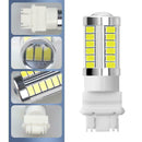 2x LED Lamp Bulbs 3W 1200LM 3157 33SMD 5730 Car Brake Tail Lamp White Light