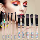 10pcs/set Professional Cosmetic Brushes Soft Bohemia Fashion Makeup Brushes