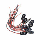 10x Black PP3 MN1604 9V 9volt Battery Holder Clip Connector Cable Lead Tool