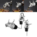 3pcs Animal Head-Wine Pourer Spout,Wine Bottle Stopper for Bar Tools